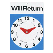 We'll Return Tomorrow, or the day after, or ...